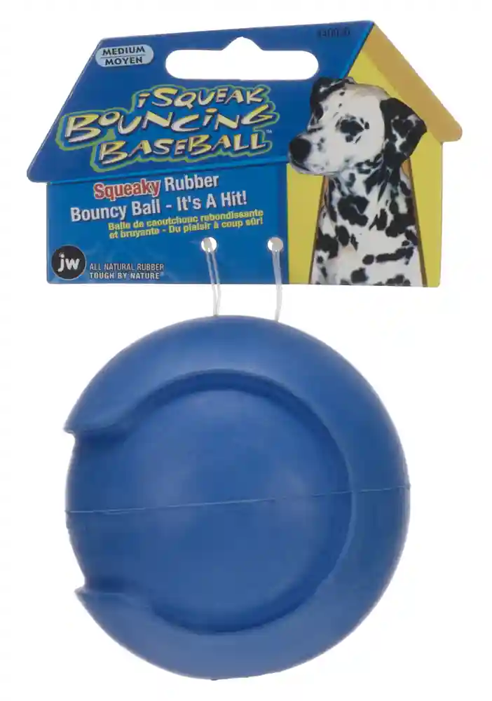 Jw Isqueak Bouncin Baseball Medium