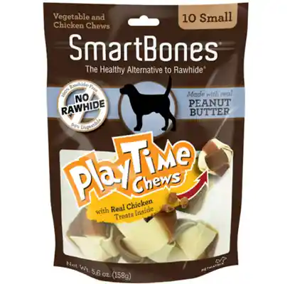 Smartbones Playtime Peanutbutter Small 10 Pk