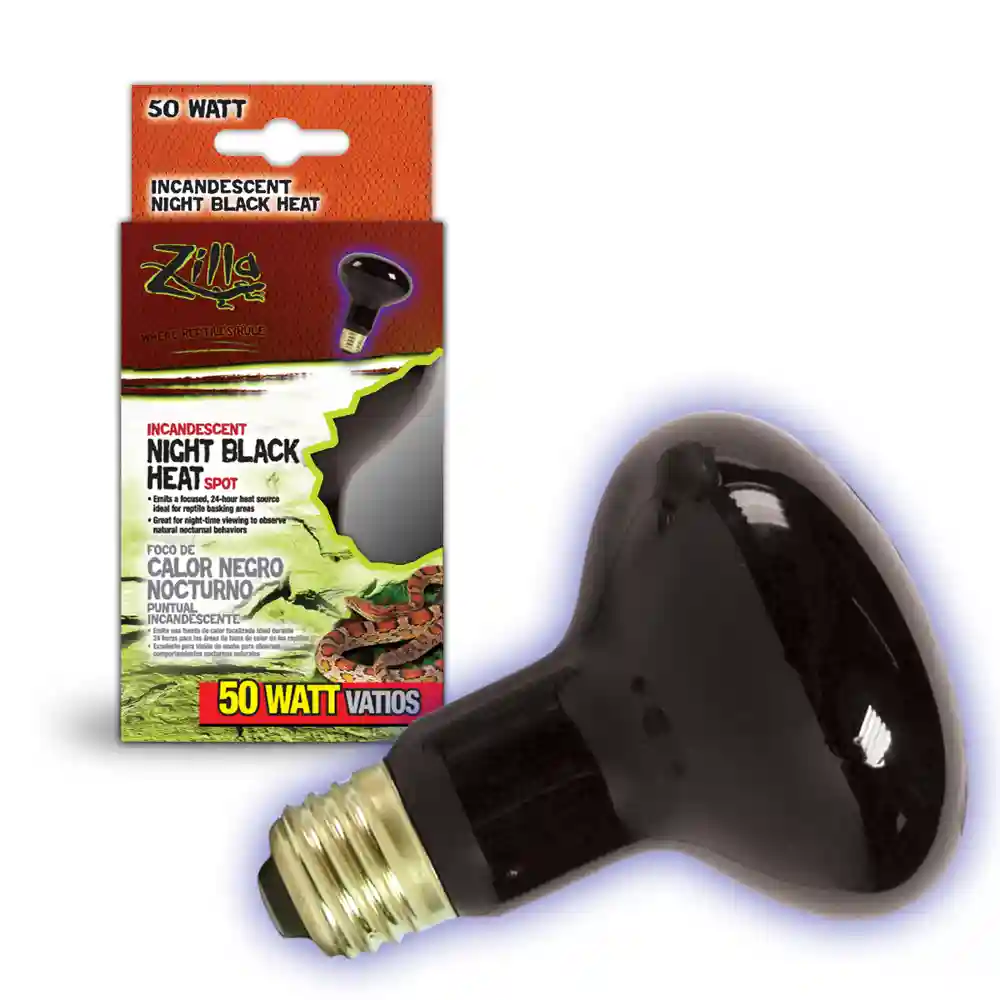 Night Black Heat Incandescent Spot Bulb 50 Watt