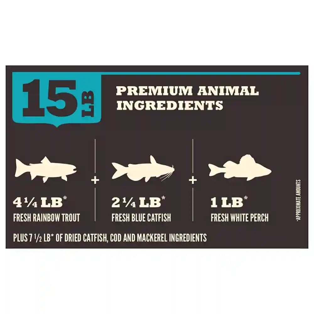 Heritage Dry Dog Food, Freshwater Fish, Biologically Appropriate & Grain Free 4.5-lb