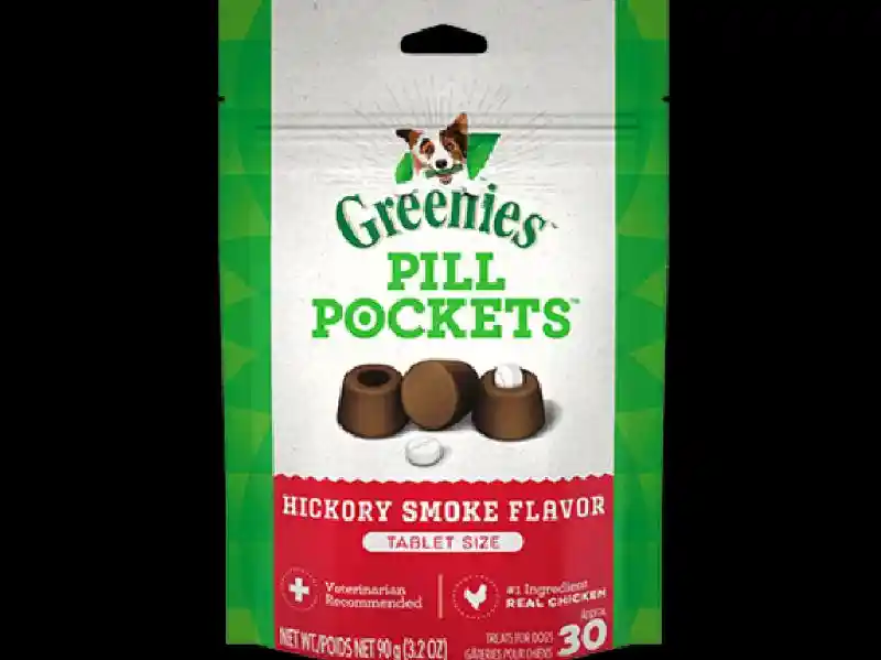 Pill Pockets Canine Hickory Smoke Flavor Dog Treats For Tablets 3.2-oz