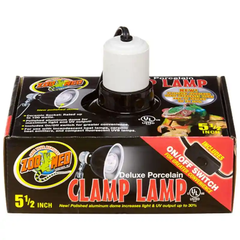 Porcelain Lamp With Dome 8.5"-black