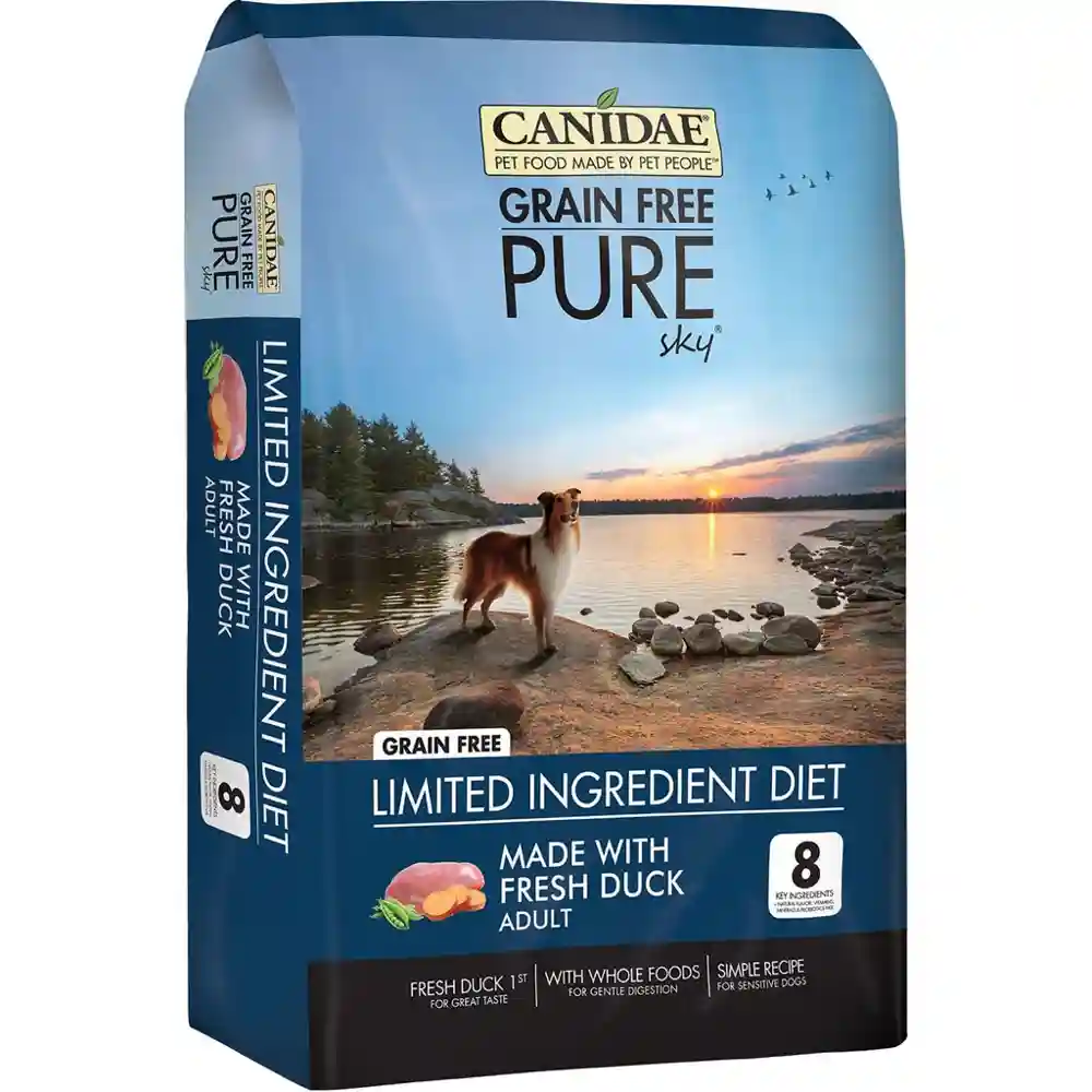 Grain-free Pure Sky Real Duck & Sweet Potato Recipe Dry Dog Food 12-lb