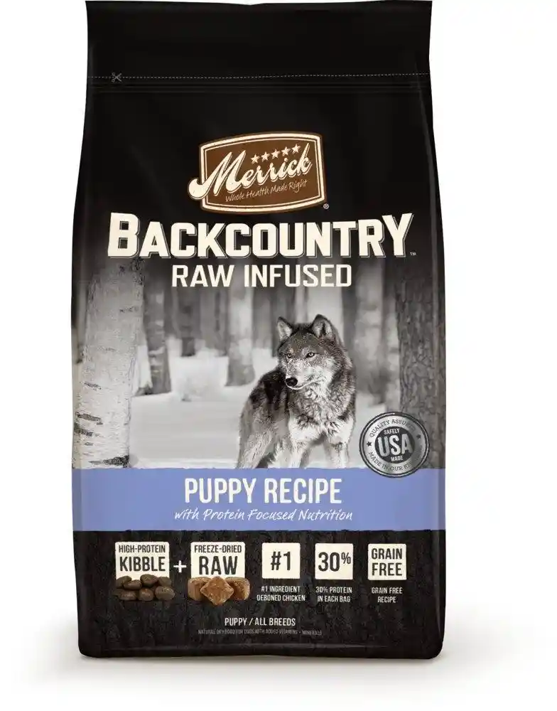 Backcountry Raw Infused Grain Free Puppy Recipe Dry Dog Food 12-lb