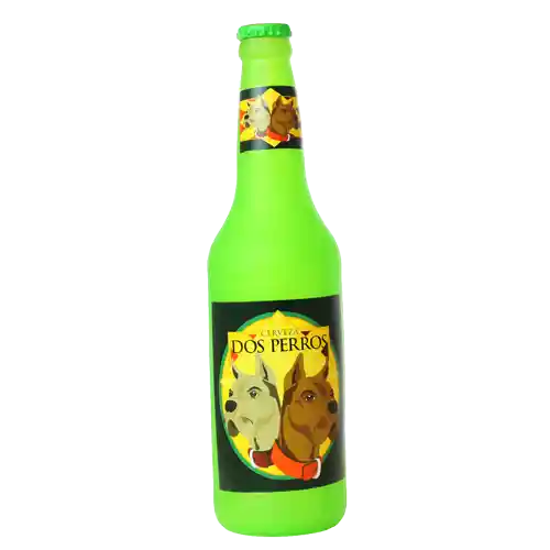 Beer Bottle Dos Perros Dog Toy M