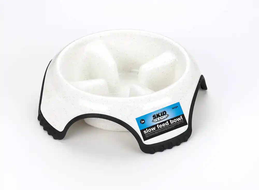 Jw Skid Stop Slow Feed Bowl Large