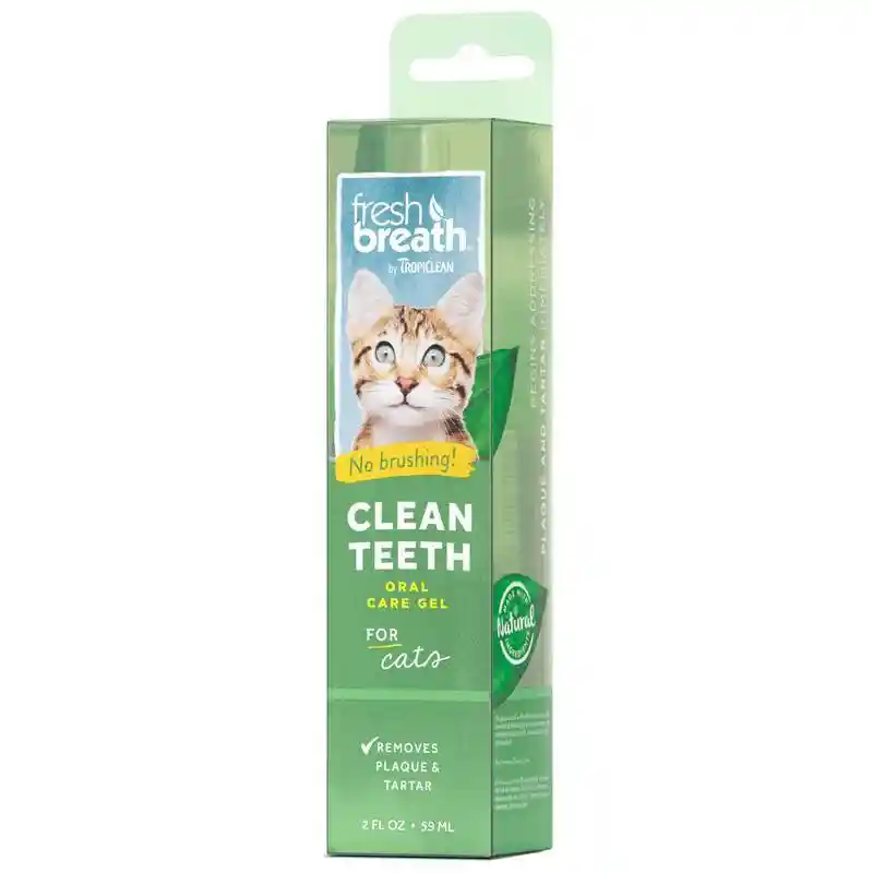 Fresh Breath Clean Teeth Gel For Cats 2 Oz