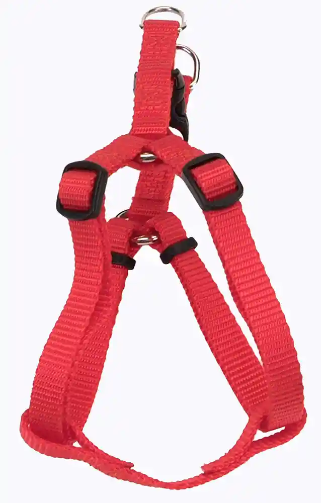 Adjustable Dog Harness, Red, 3/4" X 20"-30"