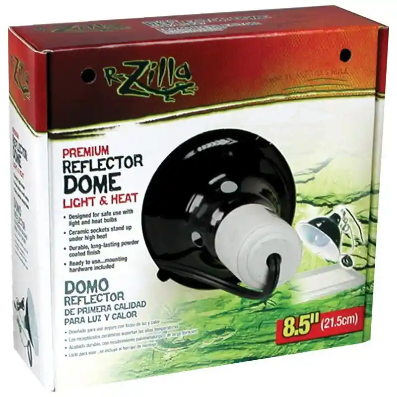 Zilla Dome Reflector Black Ceramic 5.5"