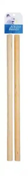 Birdie Basics Wood Perch 2pk 3/4" X 17"