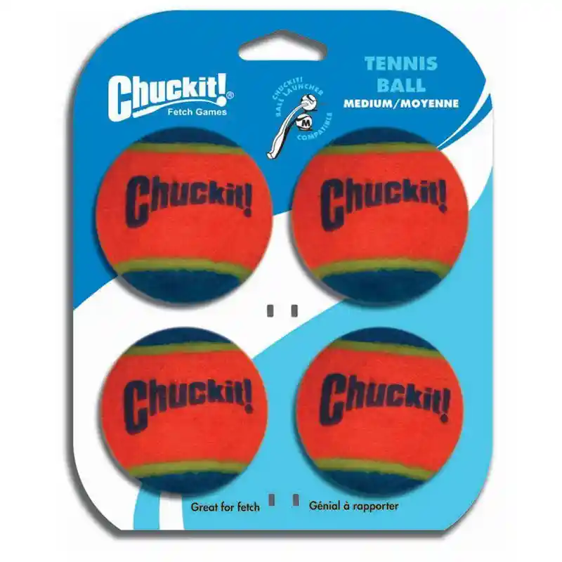 Chuckit Fetch Tennis Balls 4 Count