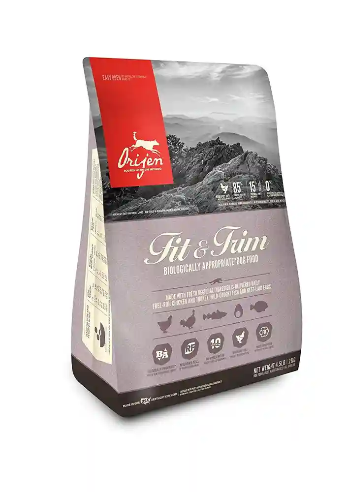 Dry Dog Food, Fit & Trim, Biologically Appropriate & Grain Free 4.5-lb