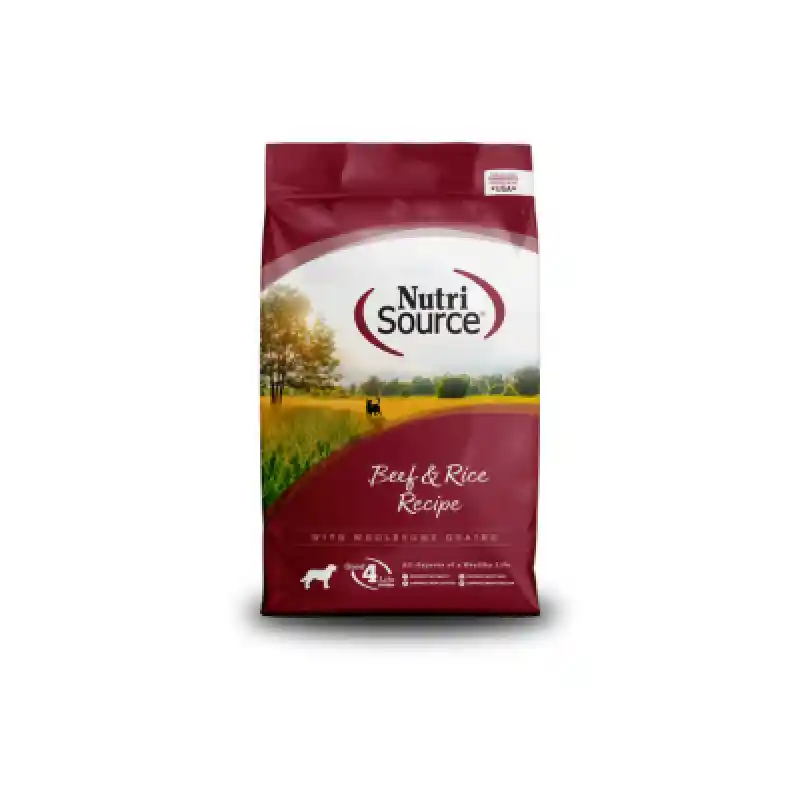 Nutrisource Dog Beef & Rice 12#