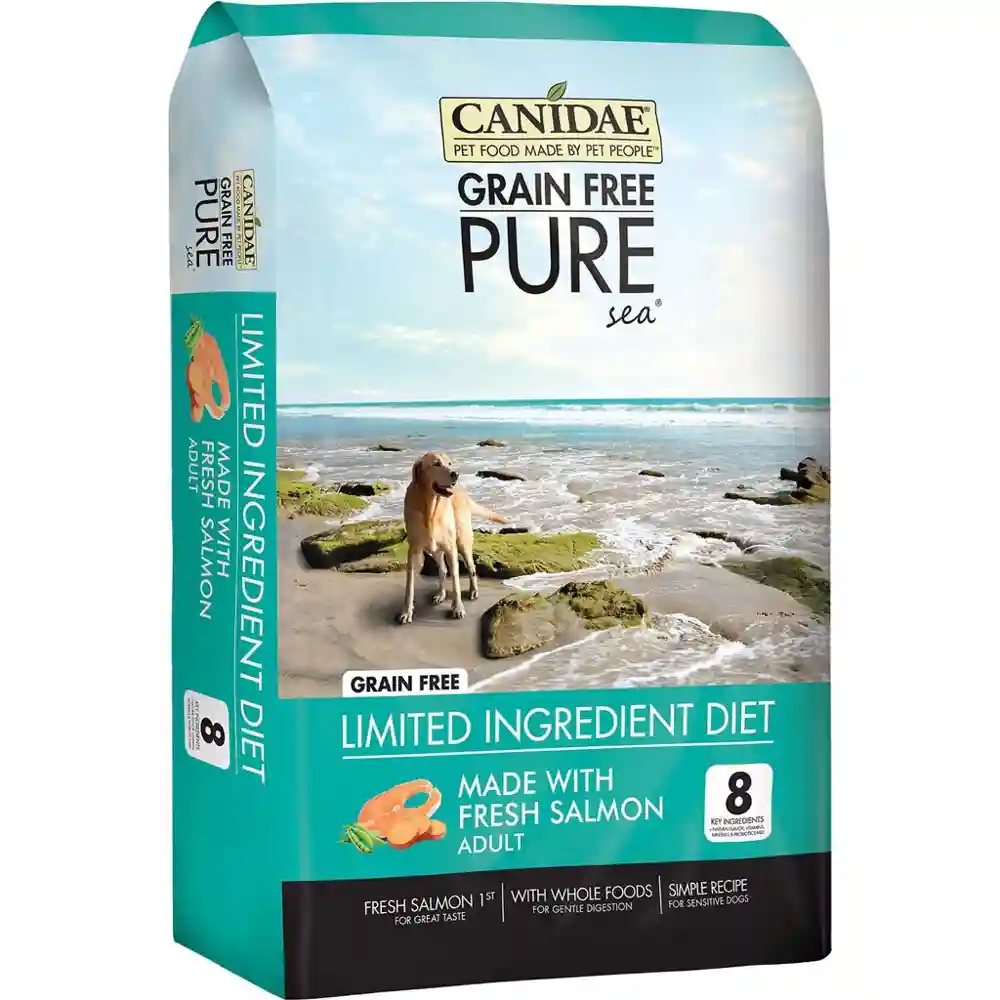 Grain-free Pure Real Salmon & Sweet Potato Recipe Dry Dog Food 12-lb