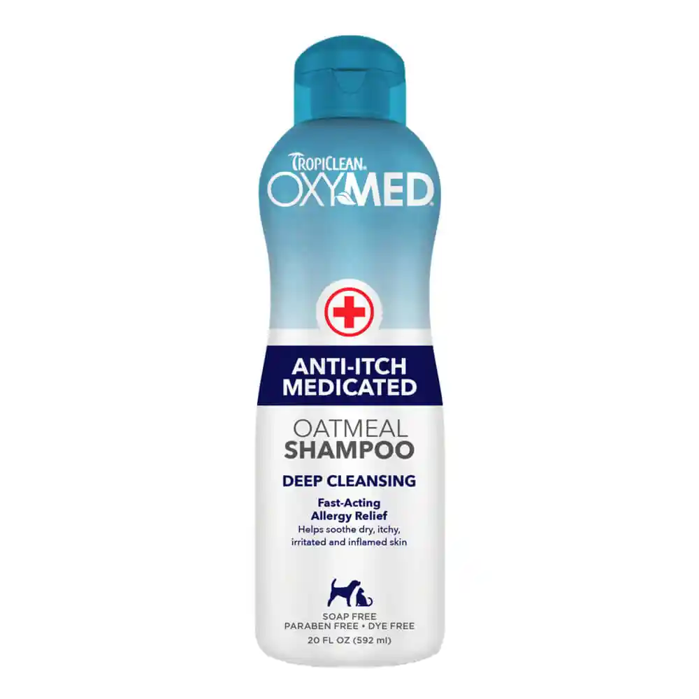 Oxymed Medicated Anti-itch Oatmeal Dog & Cat Shampoo 20-oz