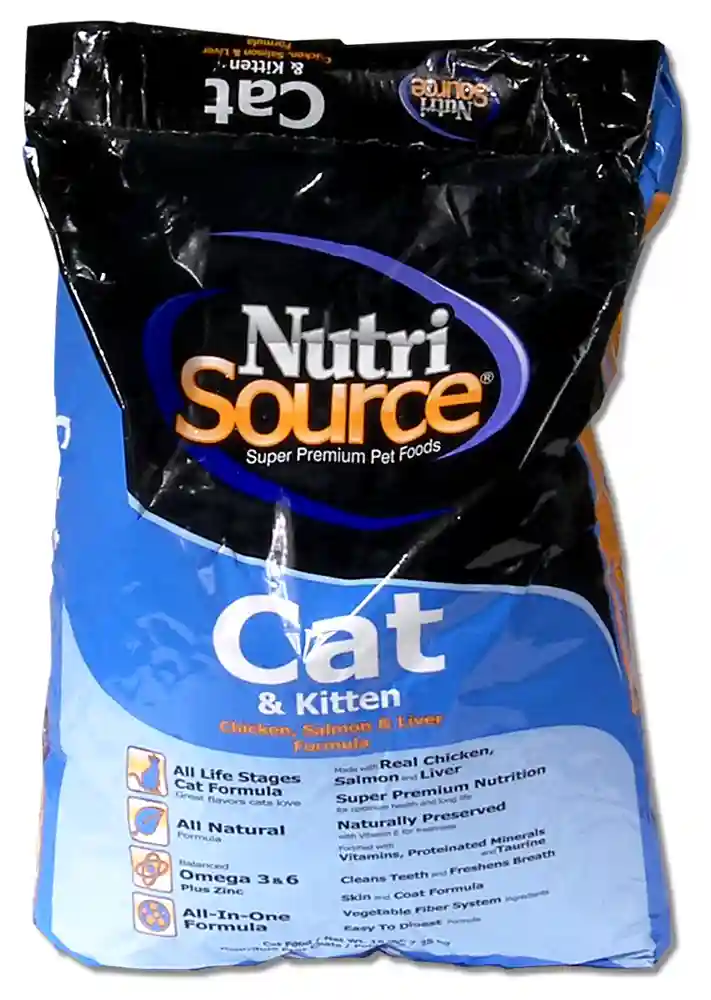 Nutrisource Chicken & Salmon Cat Food 16 Lbs