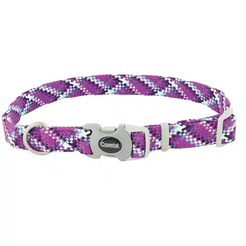 Pro Active Woven Reflective Collar Violet - 5/8"x8-12"