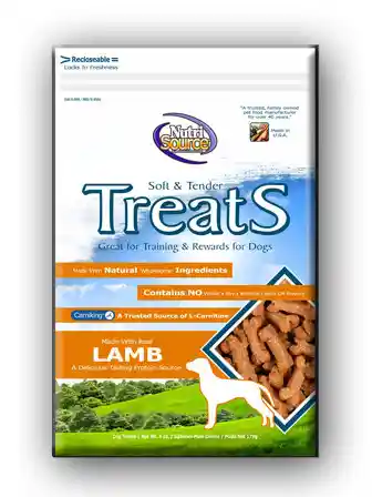 Nutrisource Soft & Tender Lamb Treat 6 Oz