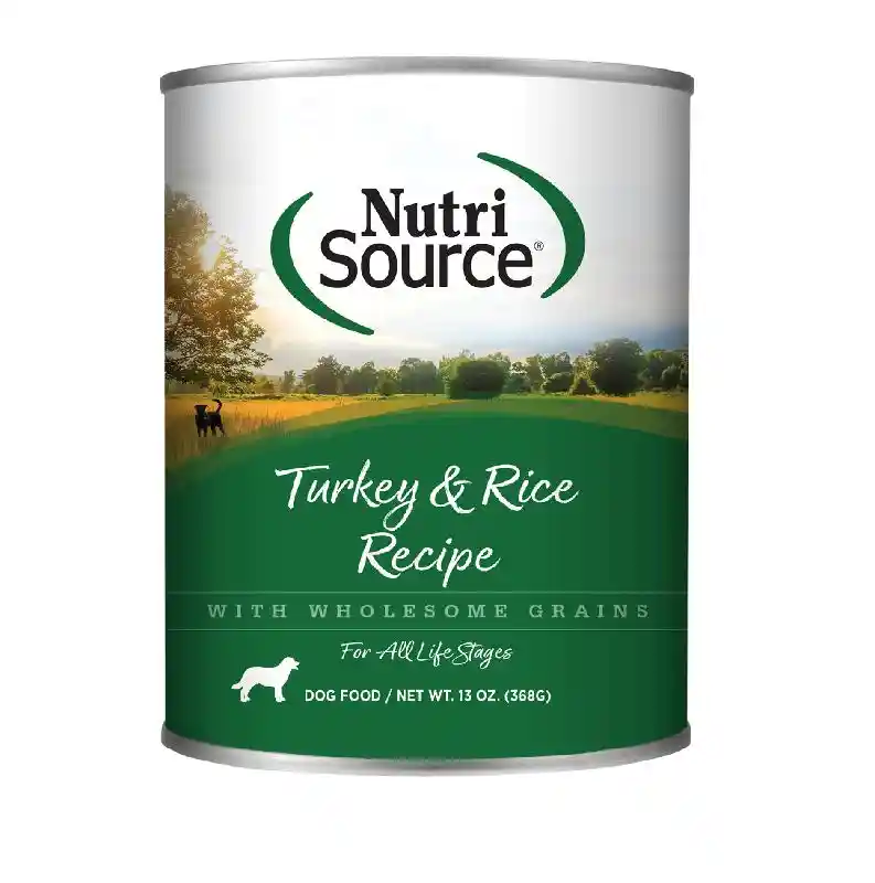 Nutrisource Dog Turkey & Rice Pate Can 13 Oz