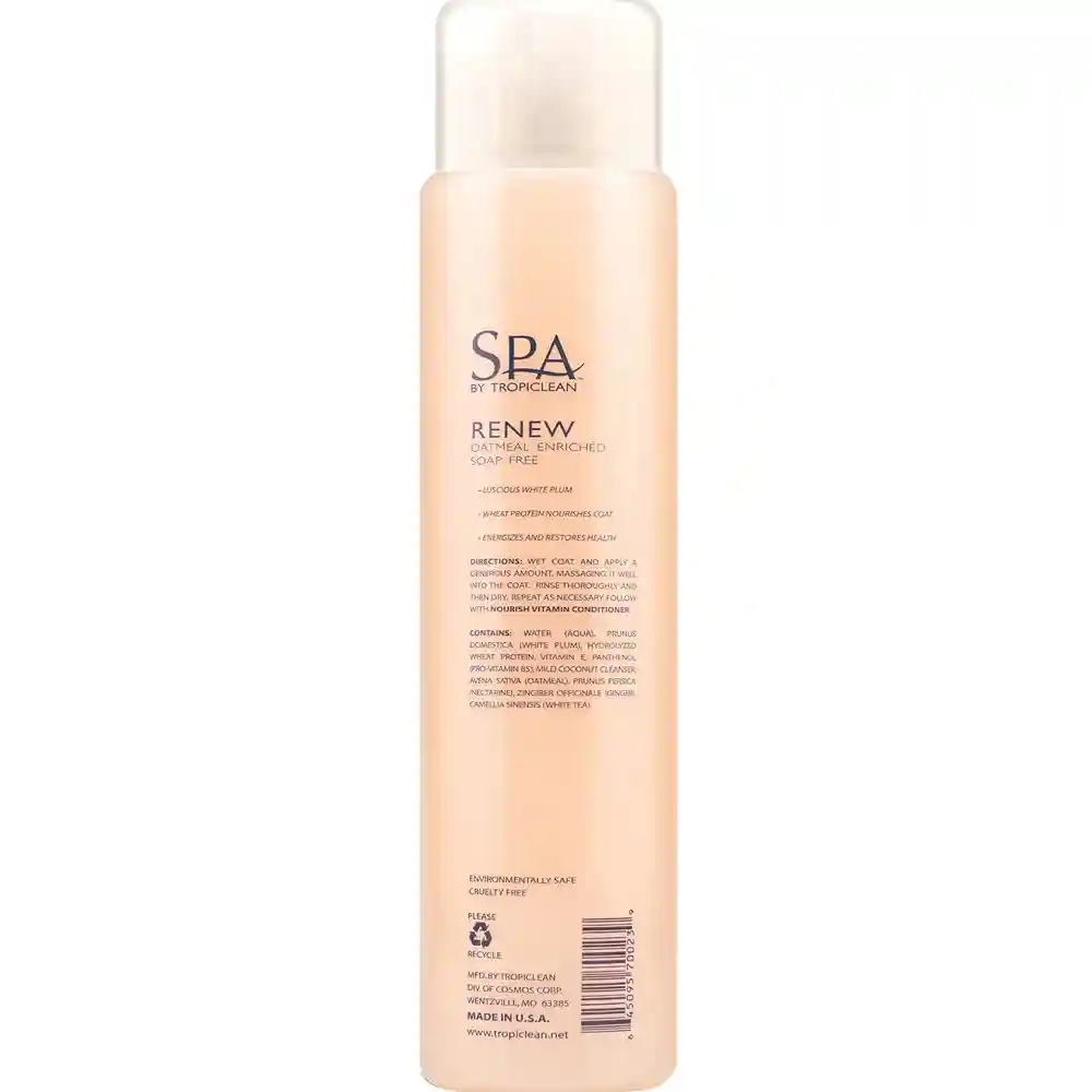 Spa Renew Shampoo For Dogs & Cats 16-oz
