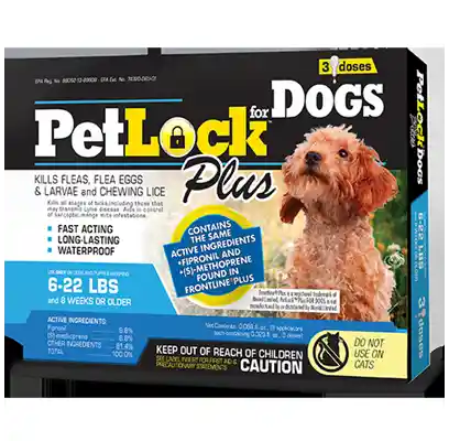 Petlock Plus Security Small Dog 3 Dose F&t