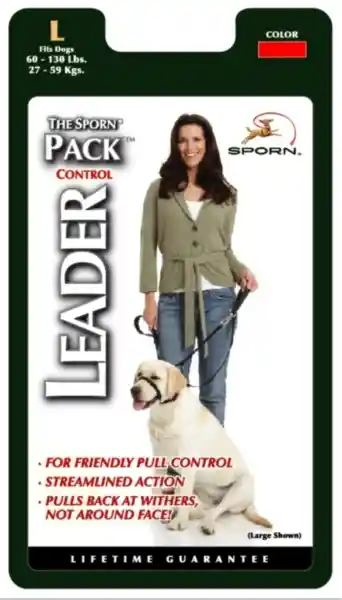 Sporn Head Halter Medium (25-60lbs) Black