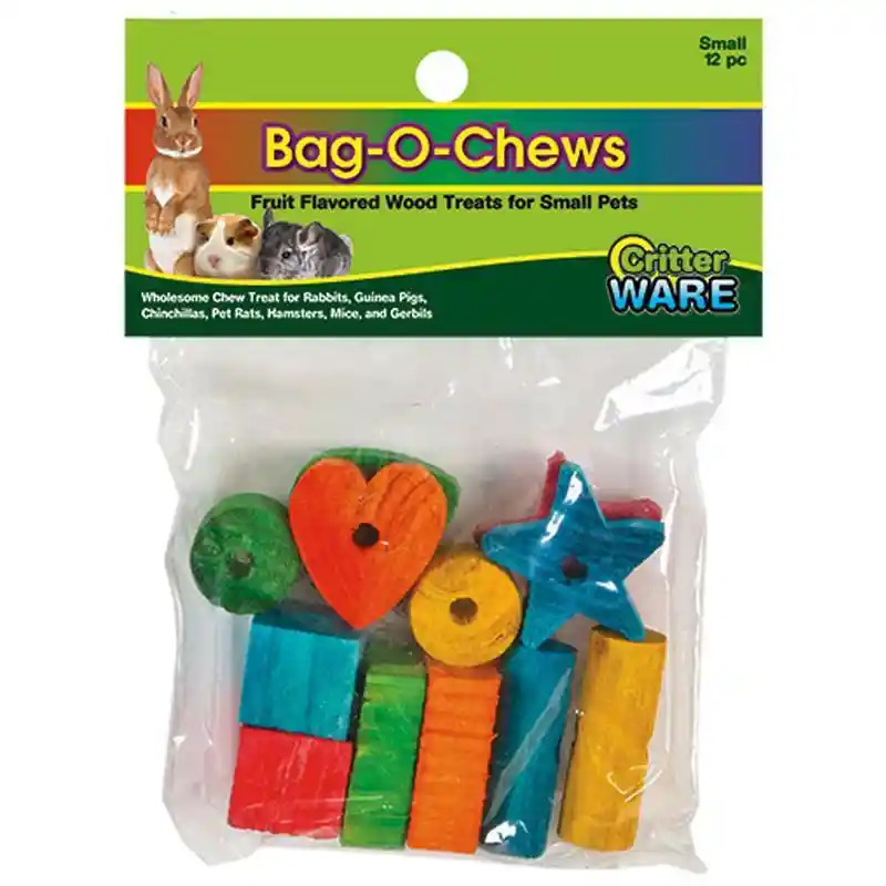Bag-o-chews Wood Treats For Small Animals 12 Pc