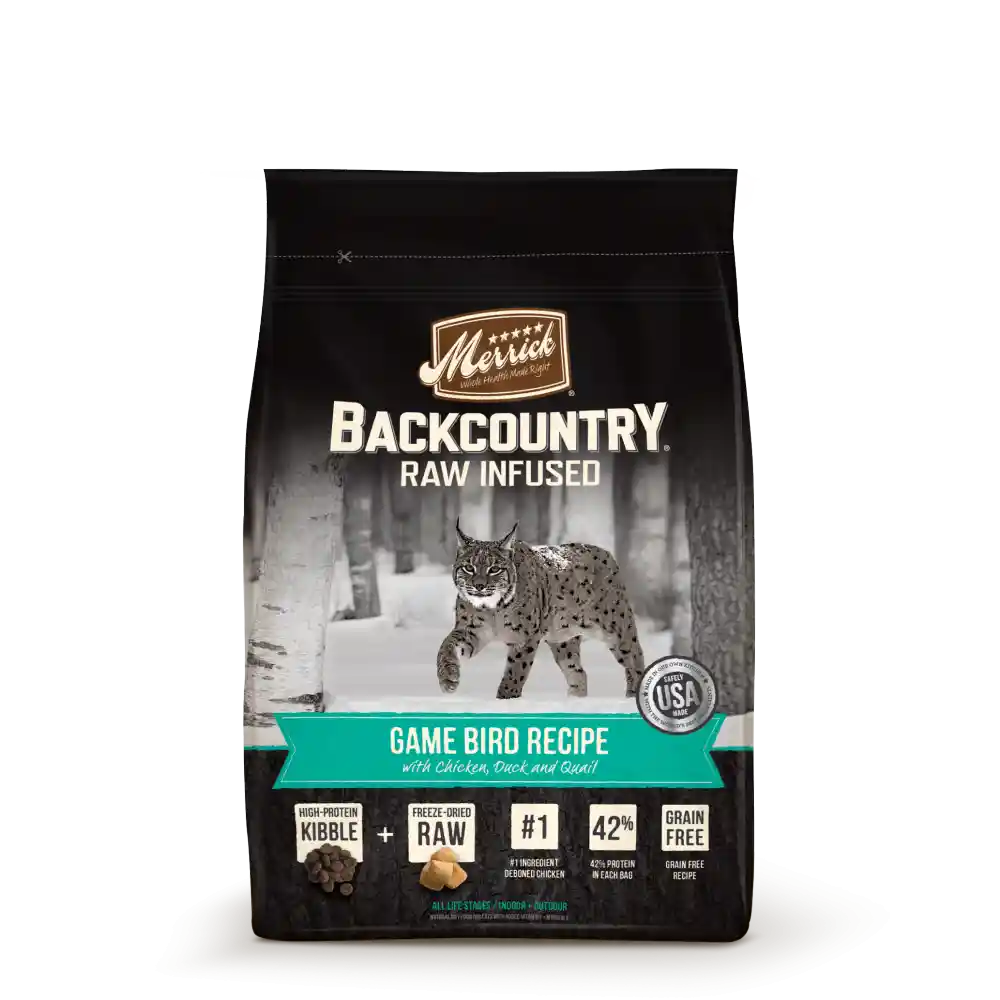 Backcountry Grain Free Game Bird Recipe Dry Cat Food 10-lb