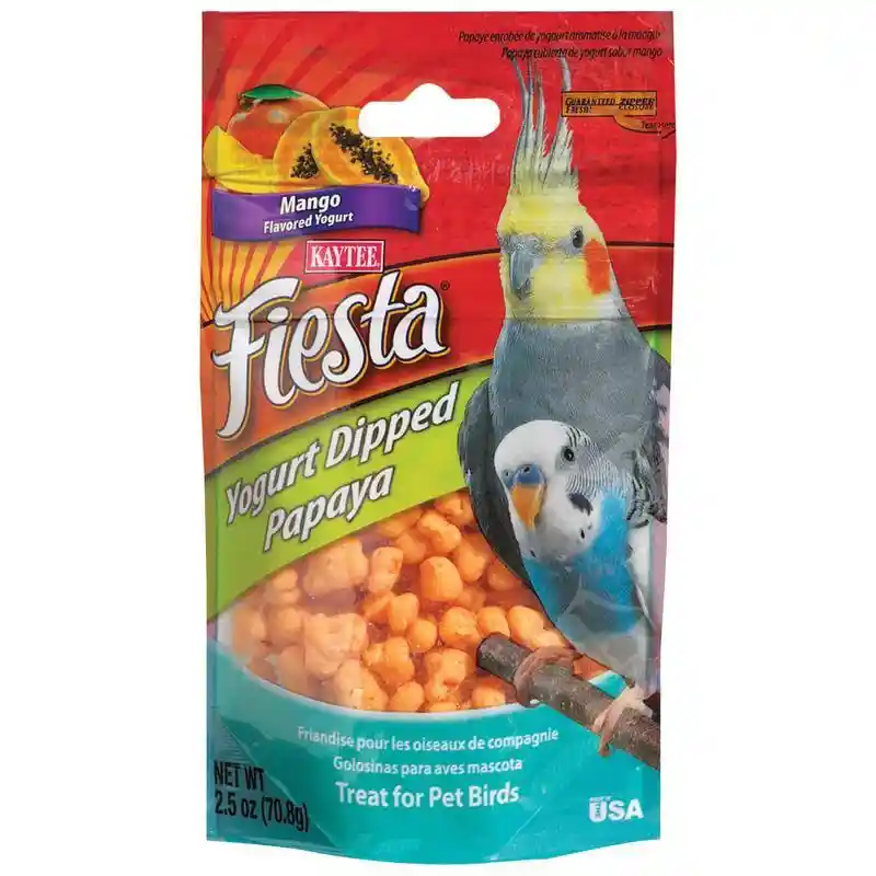 Kaytee Fiesta Yogurt Dipped Mango/papaya 2.5 Oz