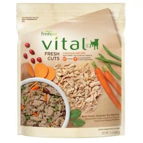 Vital Fresh Cuts Shredded Chicken Dog Food 1.5-lb