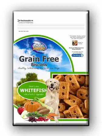 Nutrisource Grain Free Fish Biscuit 14 Oz
