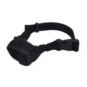 Adjustable Comfort Dog Muzzle, Black, 3" - 3.75" (x-small)