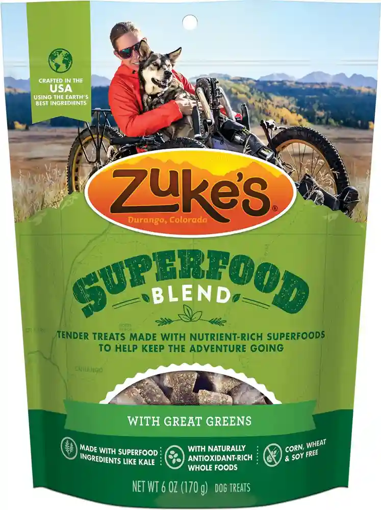 Superfood Blend With Great Greens Dog Treats 6-oz