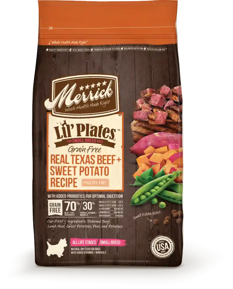 Lil' Plates Small Breed Grain Free Real Beef & Sweet Potato Dry Dog Food 4-lb