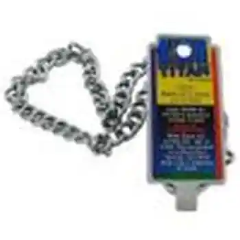 Chain Training Dog Collar, Chrome, 2.5 Mm X 22"