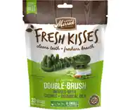 Fresh Kisses Double-brush Coconut Oil & Botanicals Small Grain-free Dental Dog Treats Xs Dog - 33 Co