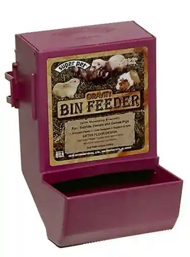 Gravity Bin Feeder With Bracket Assorted Colors