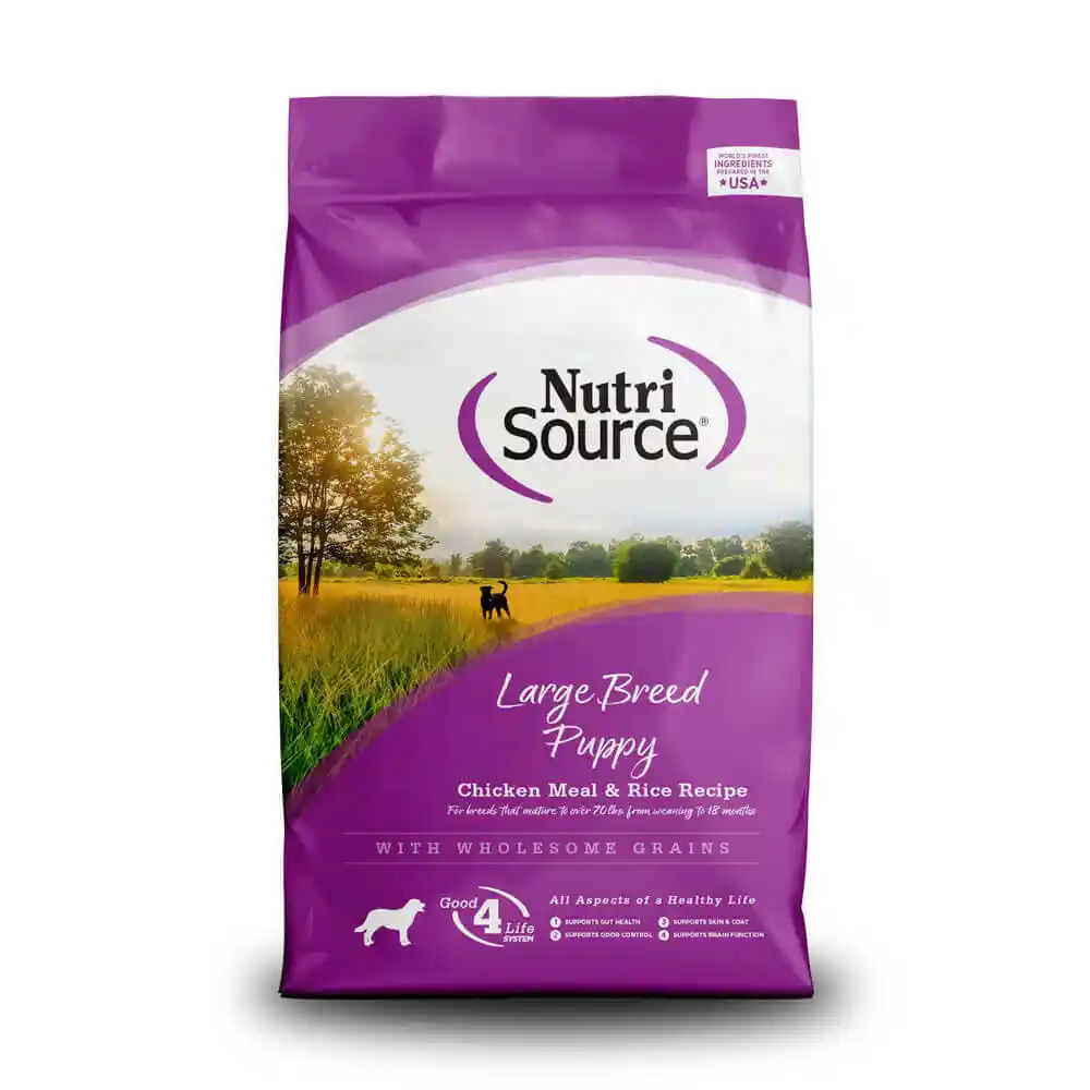 Nutrisource Large Breed Chicken & Rice 15 Lbs