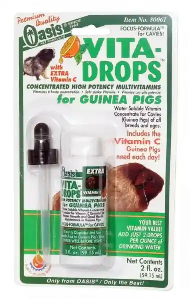 Oasis Guinea Pig Vita Drop 2 Oz