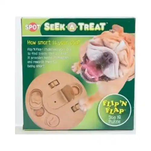 Seek-a-treat Flip-n-flap Brown 10"