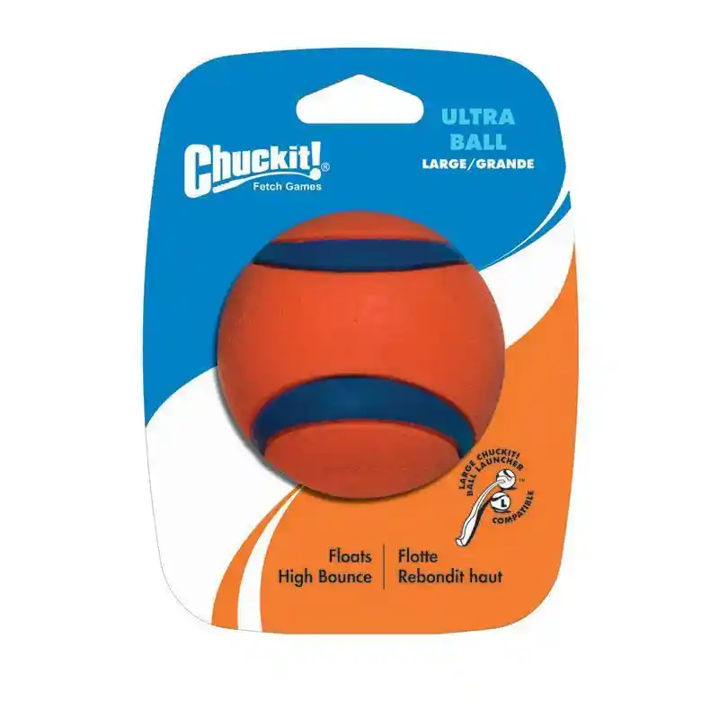 Description: Scan Toy Ultra Rubber Ball Large 3"
