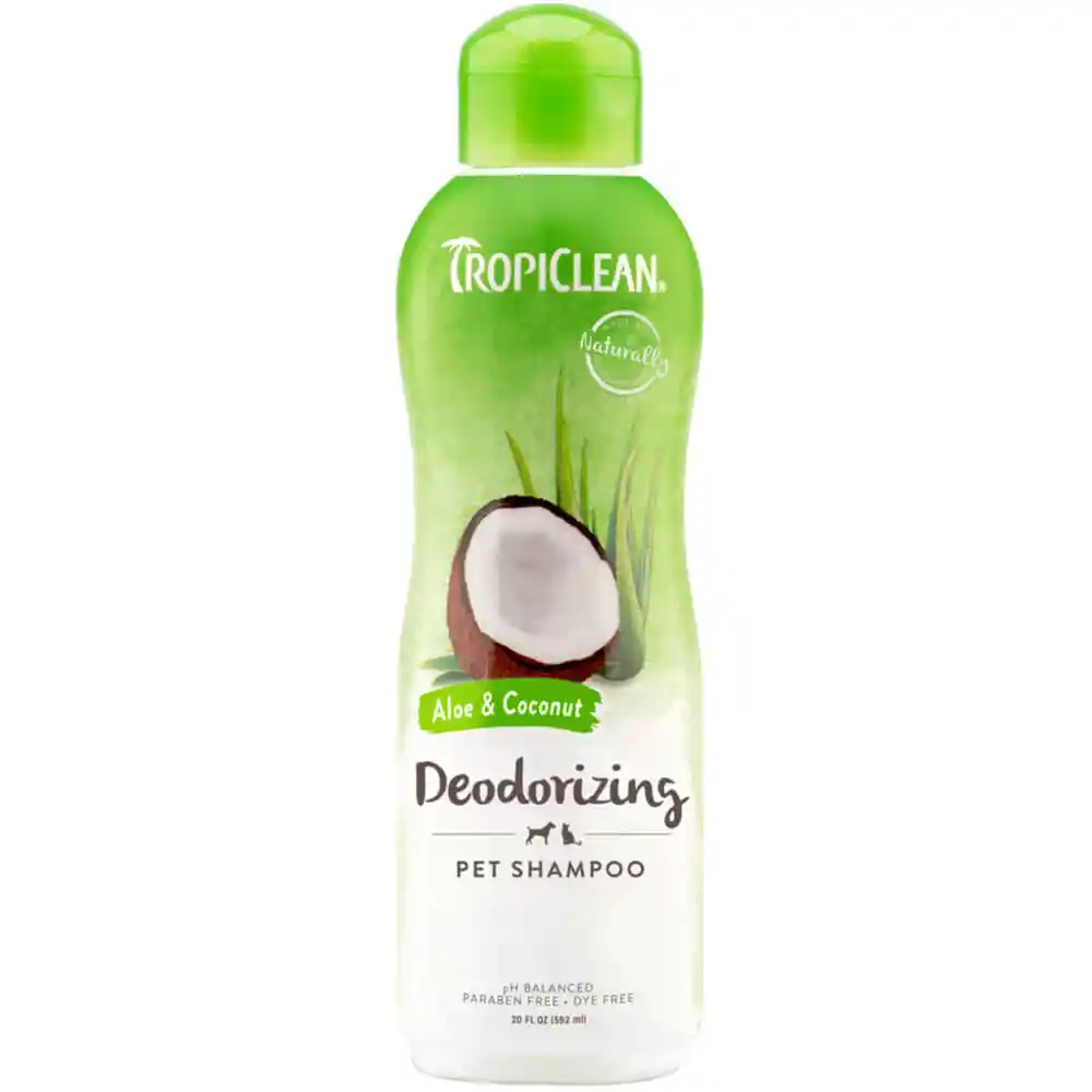 Shampoo Aloe & Coconut Deodorizing Scent For Dogs & Cat 20-oz