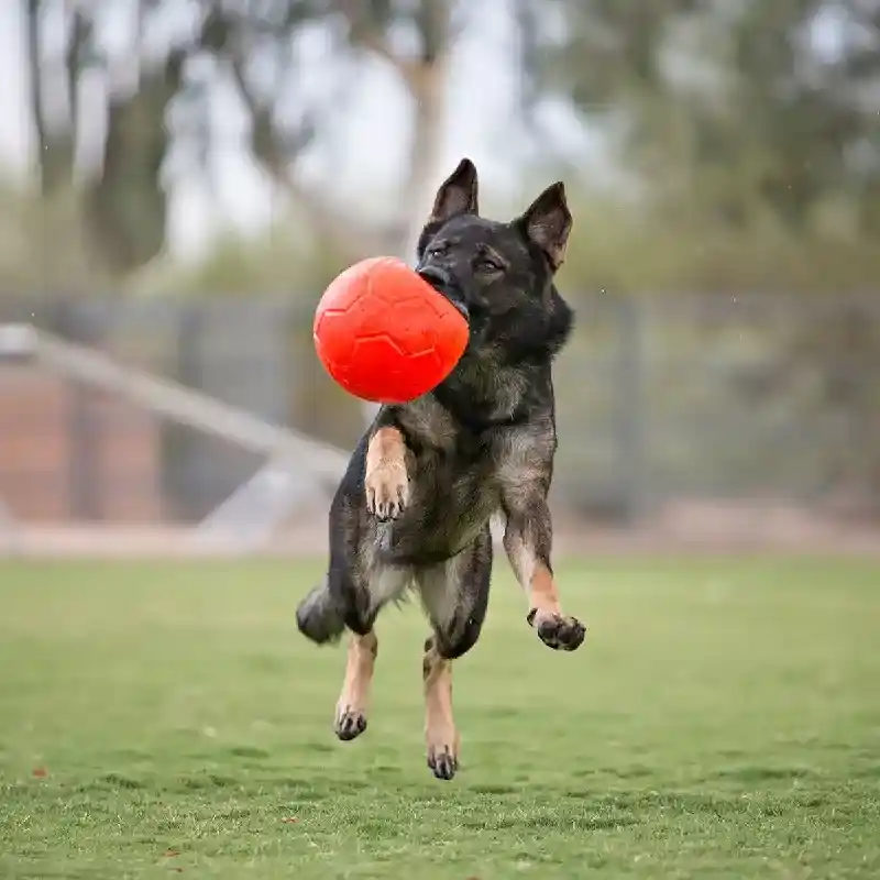 Jolly Soccer Ball Orange 8 In