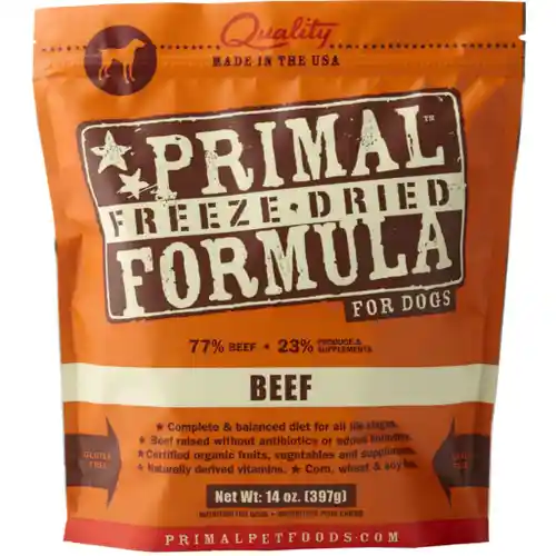 Freeze Dried Nuggets Grain Free Beef Formula Dog Food 14-oz