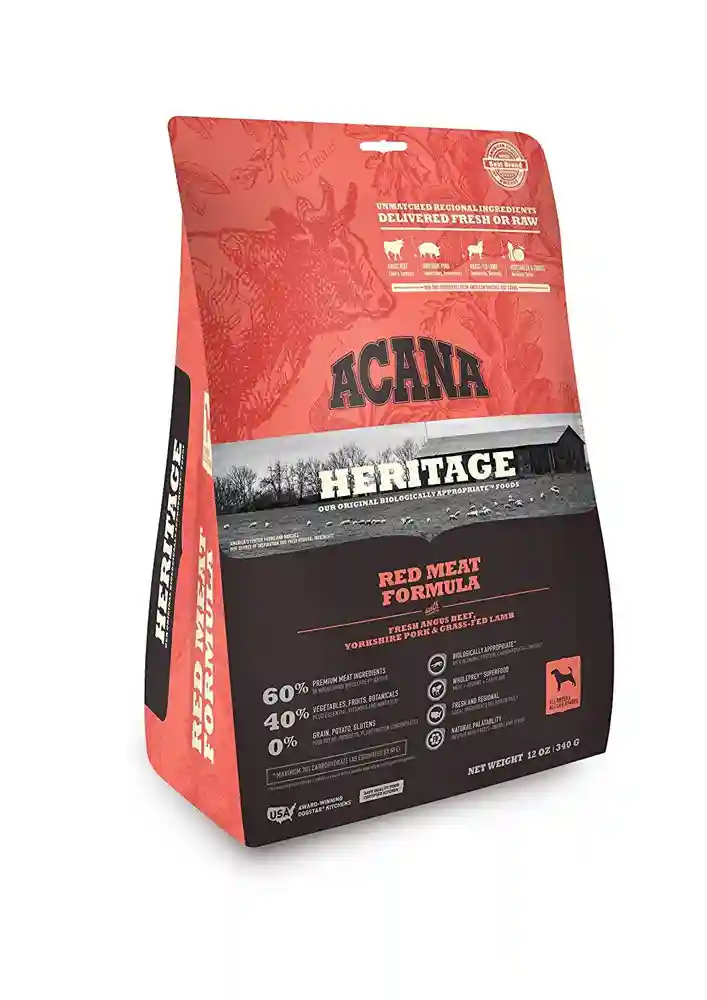 Heritage Dry Dog Food, Red Meat, Biologically Appropriate & Grain Free 12-oz