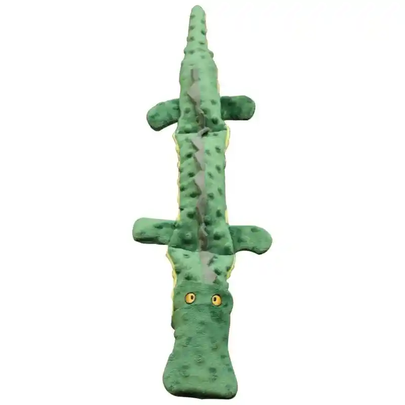 Skinneeez Extreme Triple Squeaker Crocodile Assorted 25 Inch