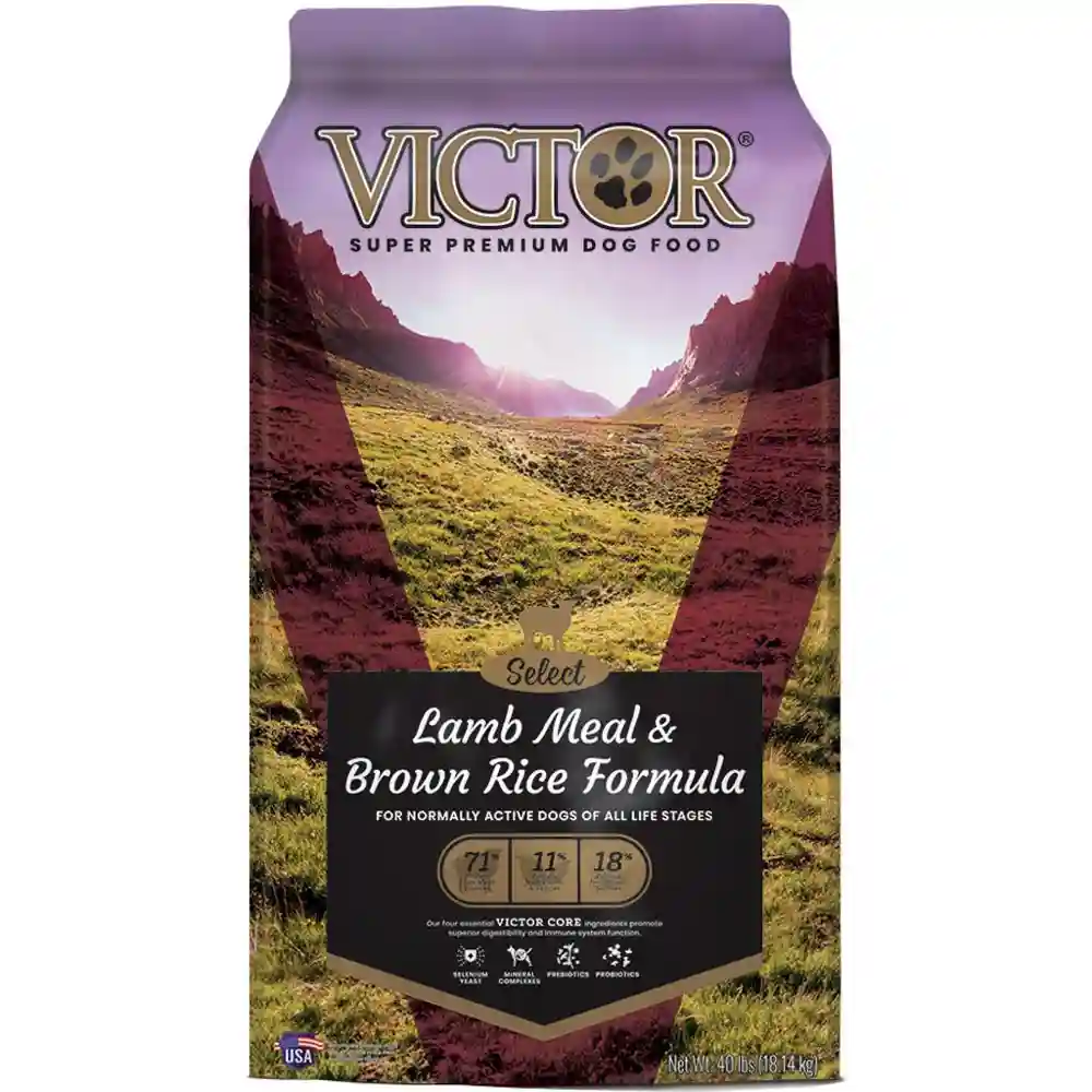 Victor 40# Lamb & Rice Dry Dog Food-all Life Stages