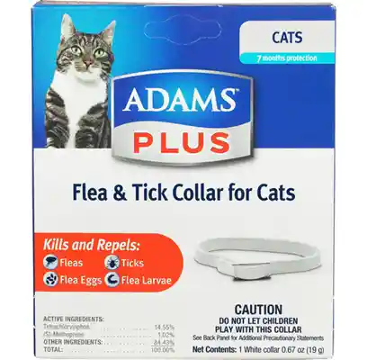 Adams Plus Flea & Tick Collar For Cats 13"