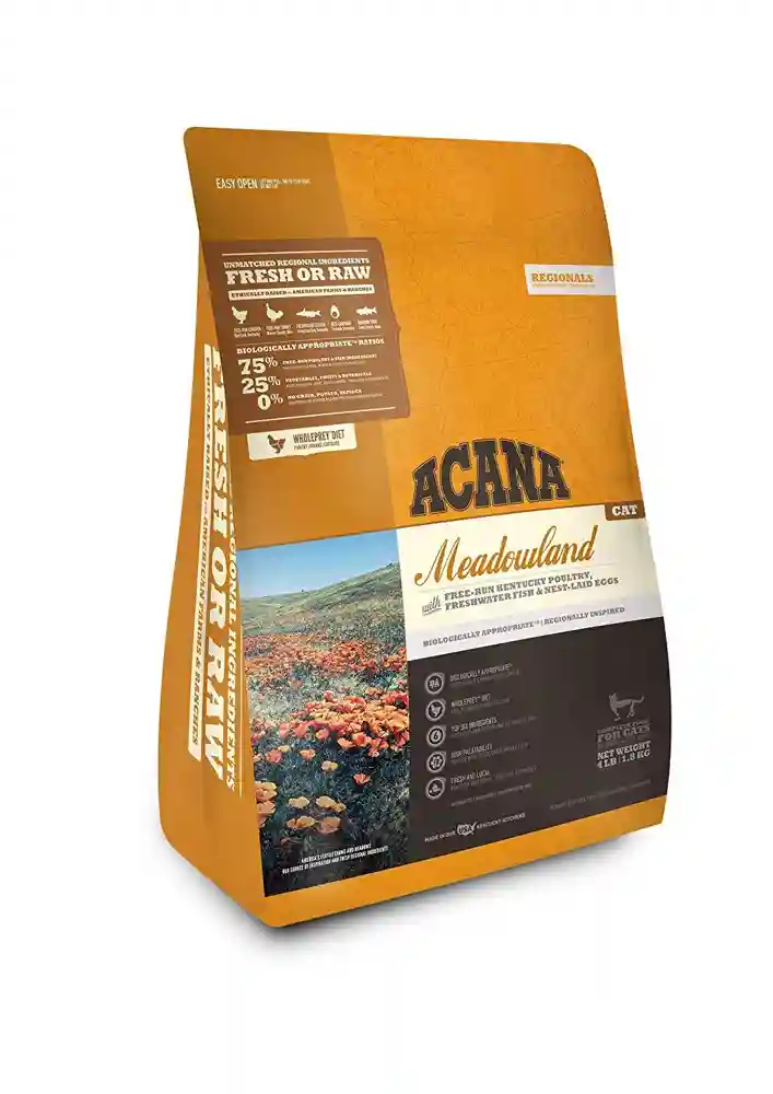 Regionals Dry Cat Food, Meadowland, Biologically Appropriate & Grain Free 4-lb