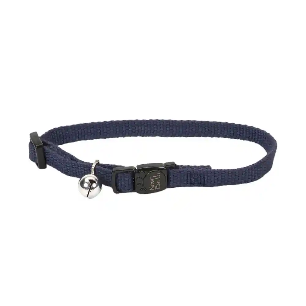 Adjustable Breakaway Cat Collar, Indigo, 3/8" X 08"-12"